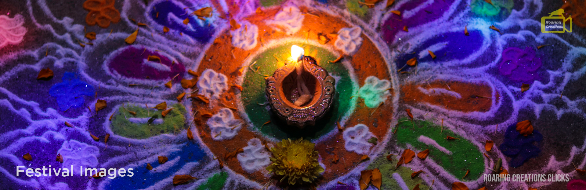 Rangoli Image, Lamp,